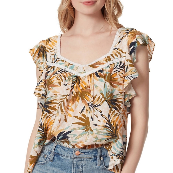 🆕️ Jessica Simpson Lauryn Sweetheart Top - Picture 1 of 7